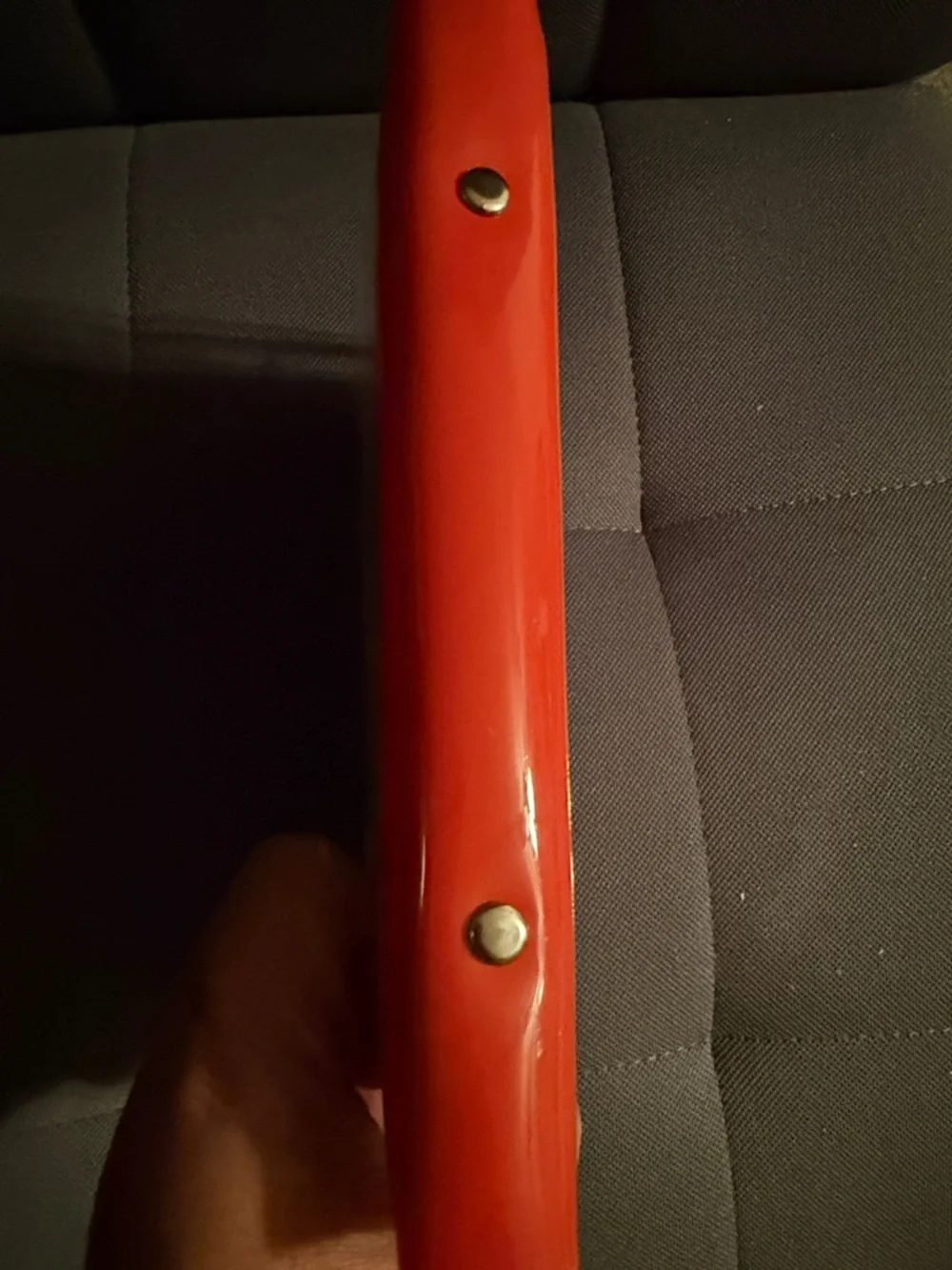 Peanuts Snoopy Clear Binder with Red Spine and Pink Cover